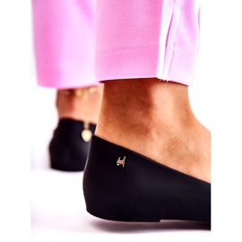 PH1 Ballerine in gomma da donna con fiocco Fergie nero 2