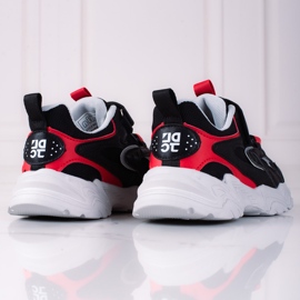 Sneakers per ragazzi Shelovet su una spessa piattaforma nera nero multicolore 1
