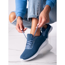 Sneakers stringate Shelovet blu 1