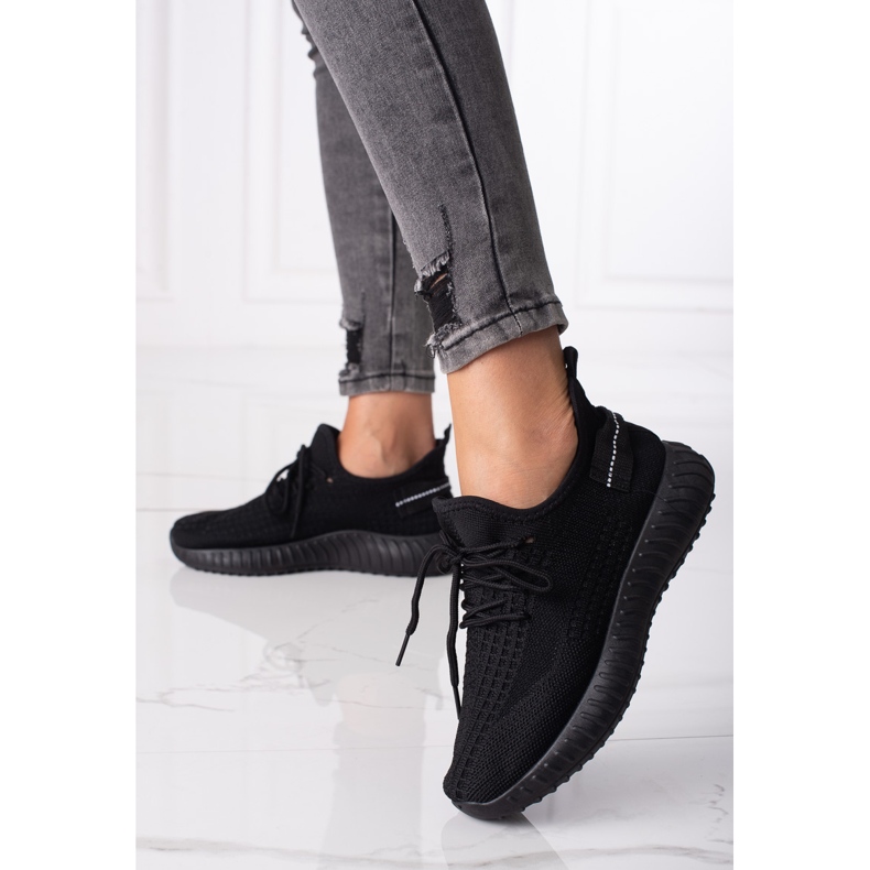 Sneakers Shelovet da donna nere nero 1