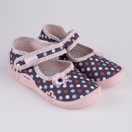 Ciabatte da bambina Viggami Monika pois multicolore 1