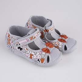 Ciabatte bambina Viggami Marysia fiocchi grigio 1