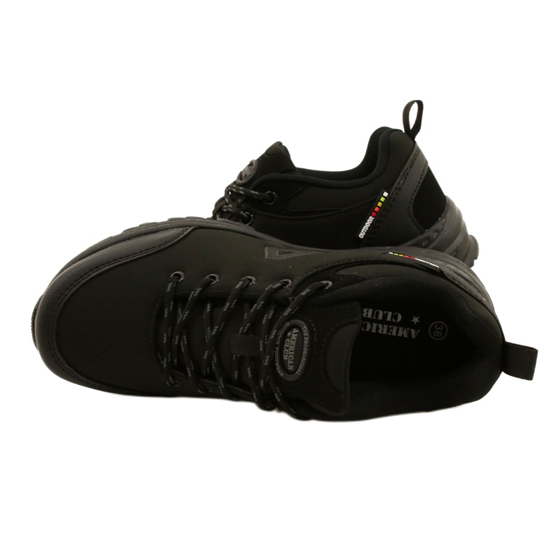 American Club Scarpe sportive americane Softshell impermeabili WT88/22 nero 5