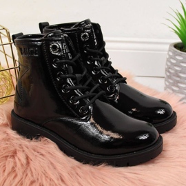 Stivali neri da ragazza Big Star II374045 nero nero 2