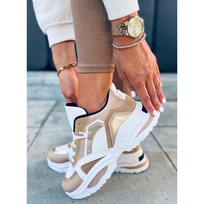 Scarpe sportive da donna Vesta Khaki beige cachi 1