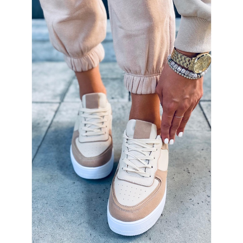Scarpe sportive da donna Zetto Khaki cachi 1