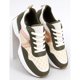 Scarpe da ginnastica Akira verdi beige verde 2