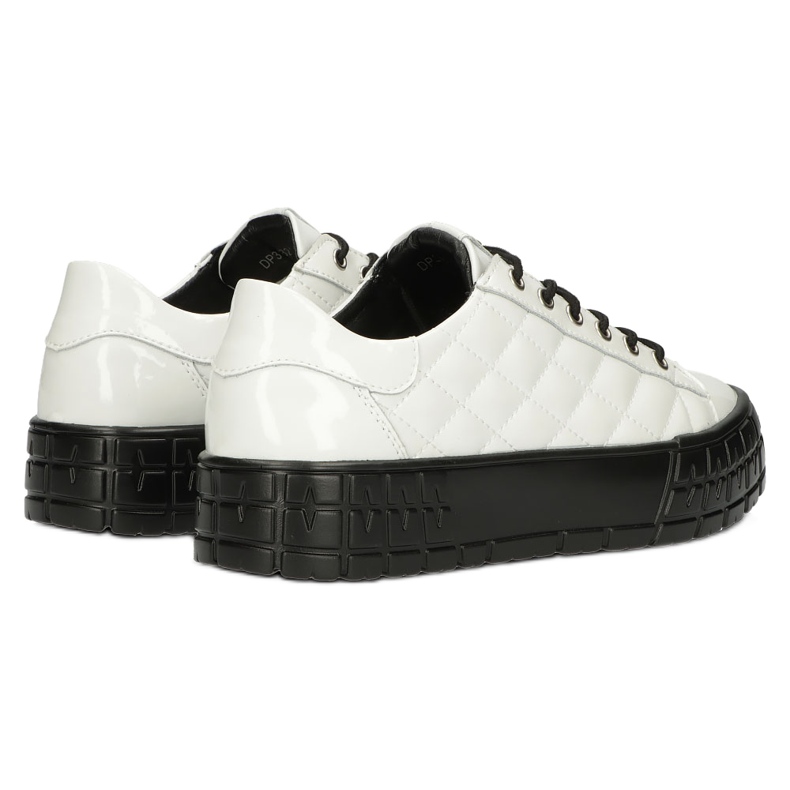 Filippo Eleganti sneakers in pelle verniciata DP3932/22 Bianco 5