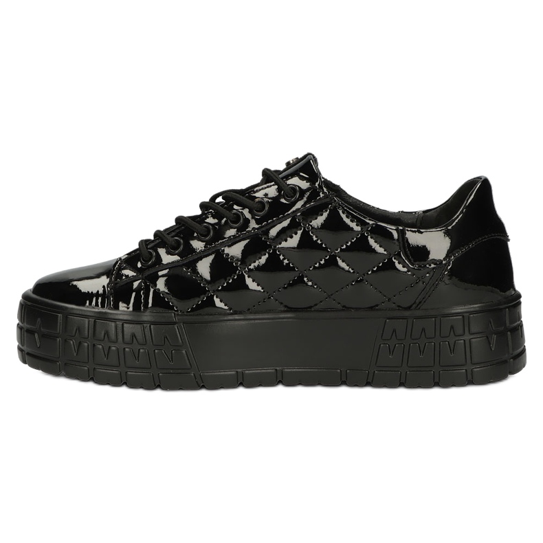 Filippo Sneakers in pelle trapuntata alla moda DP3932 / 22 BK nero 2