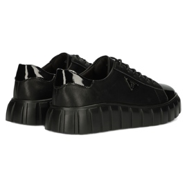 Sneakers in pelle Filippo DP4138 nero 5