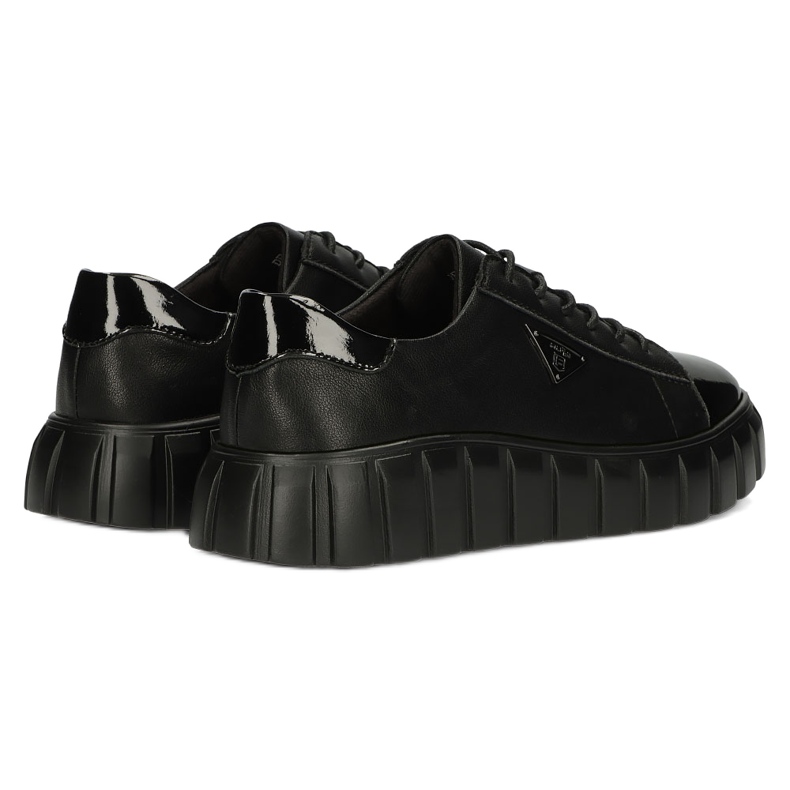 Sneakers in pelle Filippo DP4138 nero 5