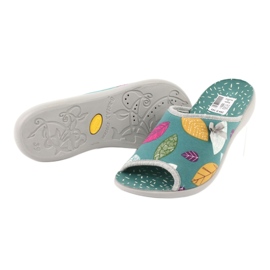 Scarpe da donna Befado pu 254D103 verde 3