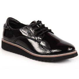 Scarpe da donna in vernice nera Filippo nero 1