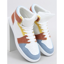 Sneaker alta Clowsi Blu multicolore 2