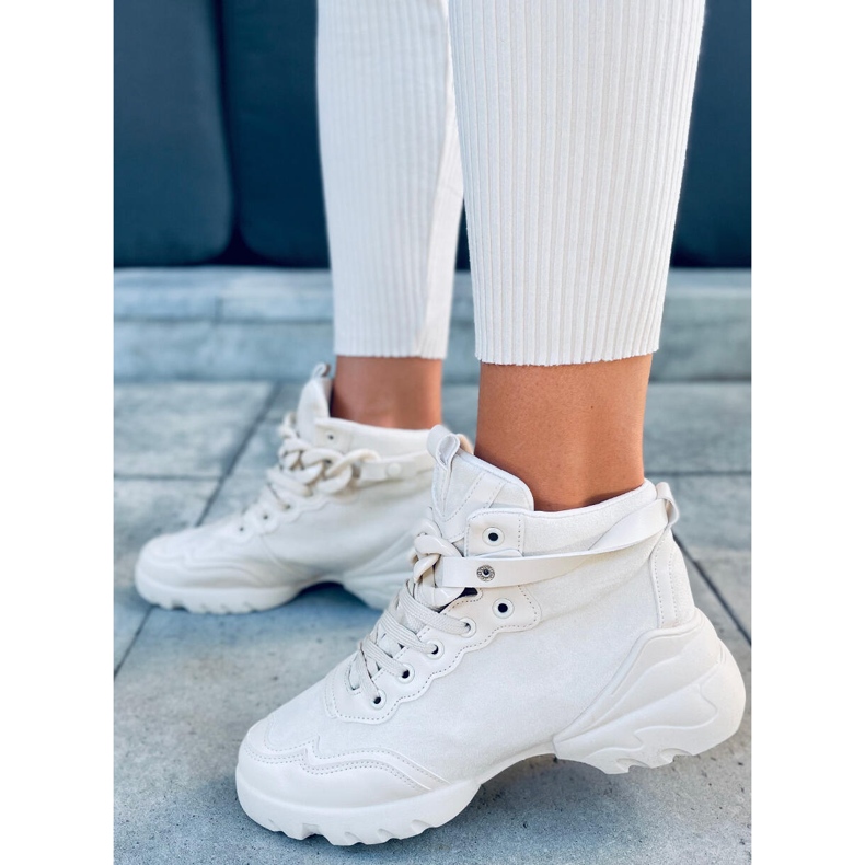 Sneakers con catena staccabile Peri Beige 1