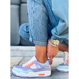 Sneakers Inika Multi Purple bianco viola arancia multicolore verde 1