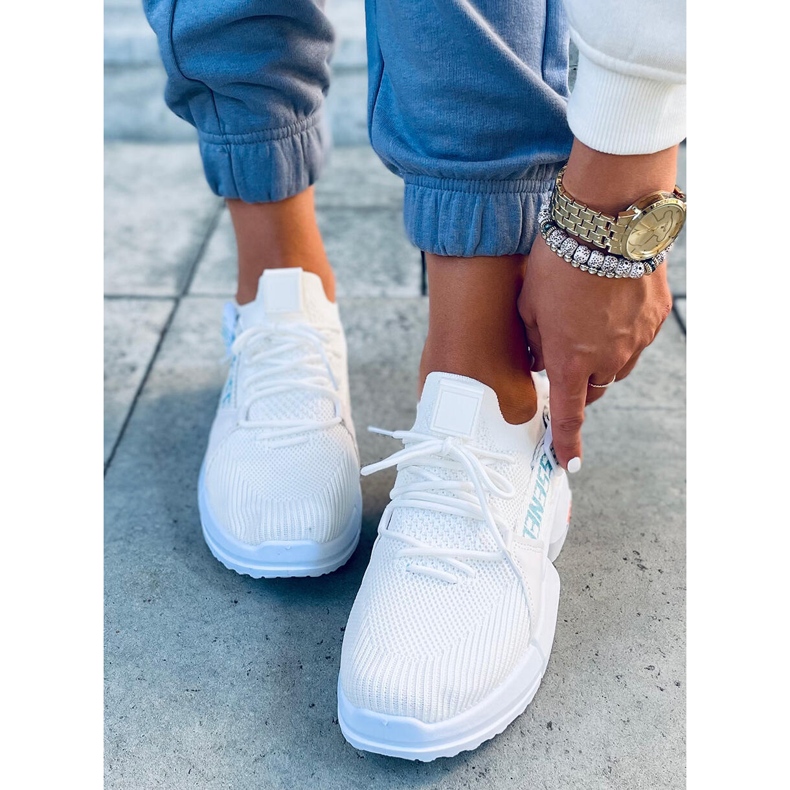 Calzature sportive Hiral White bianca 1