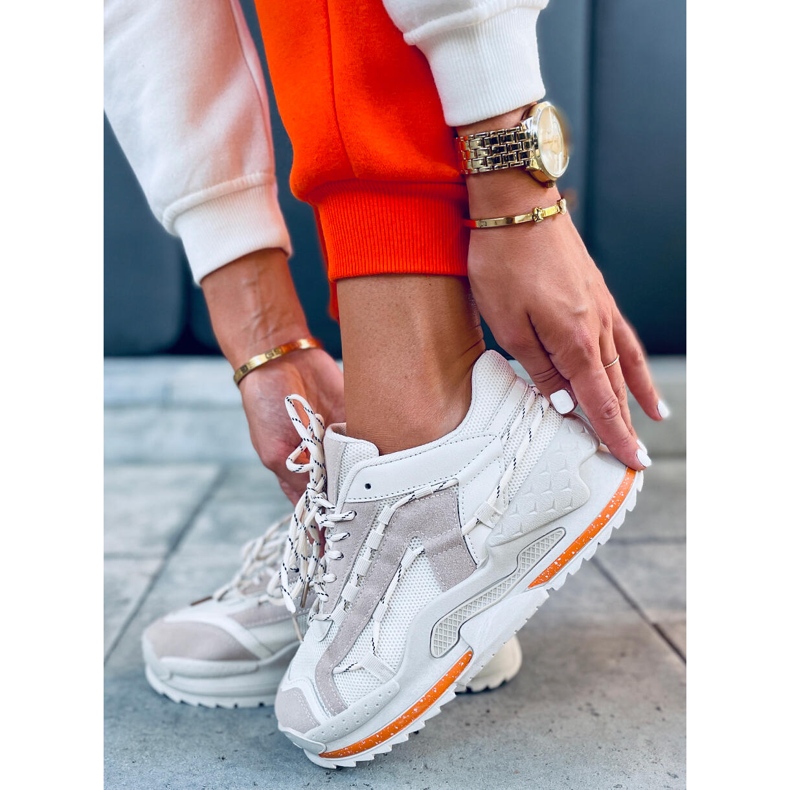 Scarpe sportive da donna Kina Beige 1