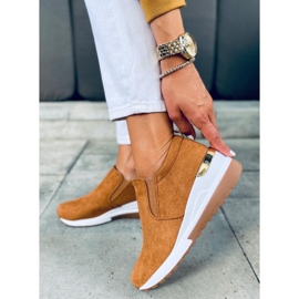 Scarpe con zeppa Biflo Camel marrone 1