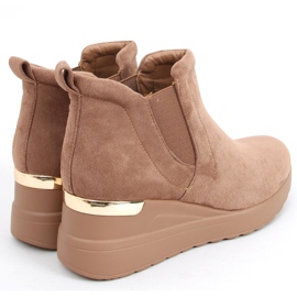 Scarpe con zeppa Florens Khaki beige 2