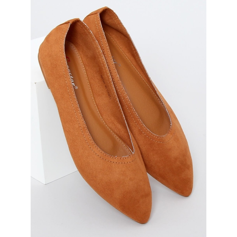 Ballerine cammello da donna NK19P Camel marrone 1