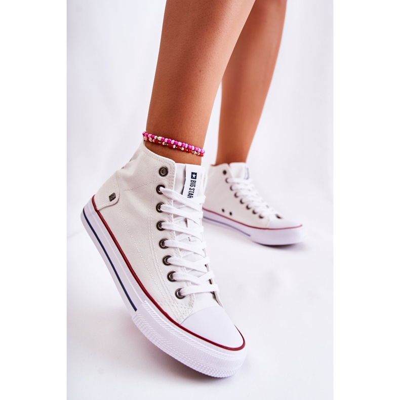 Sneakers da Donna Big Star Alte Bianche DD274332 bianca 2