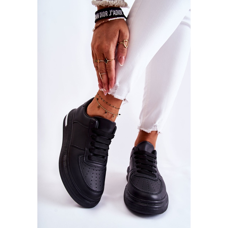 PG1 Classiche scarpe sportive in pelle Jennys nere nero 1