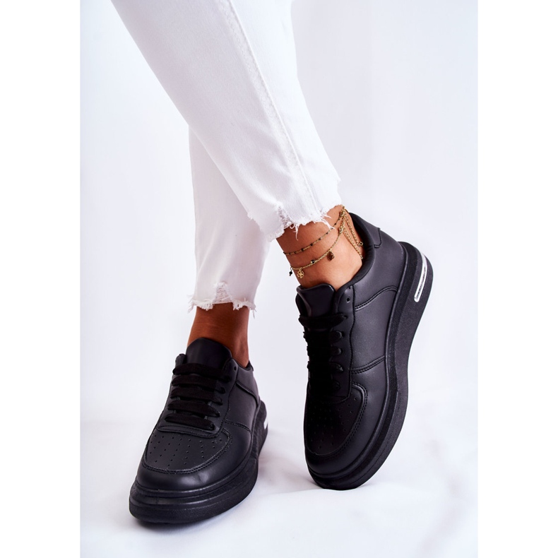 PG1 Classiche scarpe sportive in pelle Jennys nere nero 2