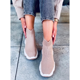 Calzini alla caviglia Nova Khaki beige 1