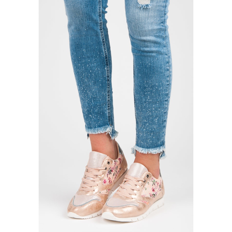 Mckeylor Sneakers da donna con rilegatura rosa 2