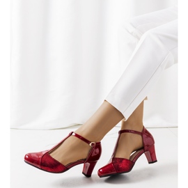 Décolleté Formila rosso lucido 1