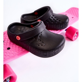 Pantofole leggere per bambini Kroks Big Star II375001 nere nero 2