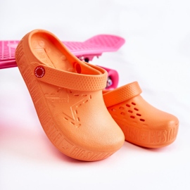 Pantofole leggere per bambini Kroks Big Star II375008 Arancio arancia 1