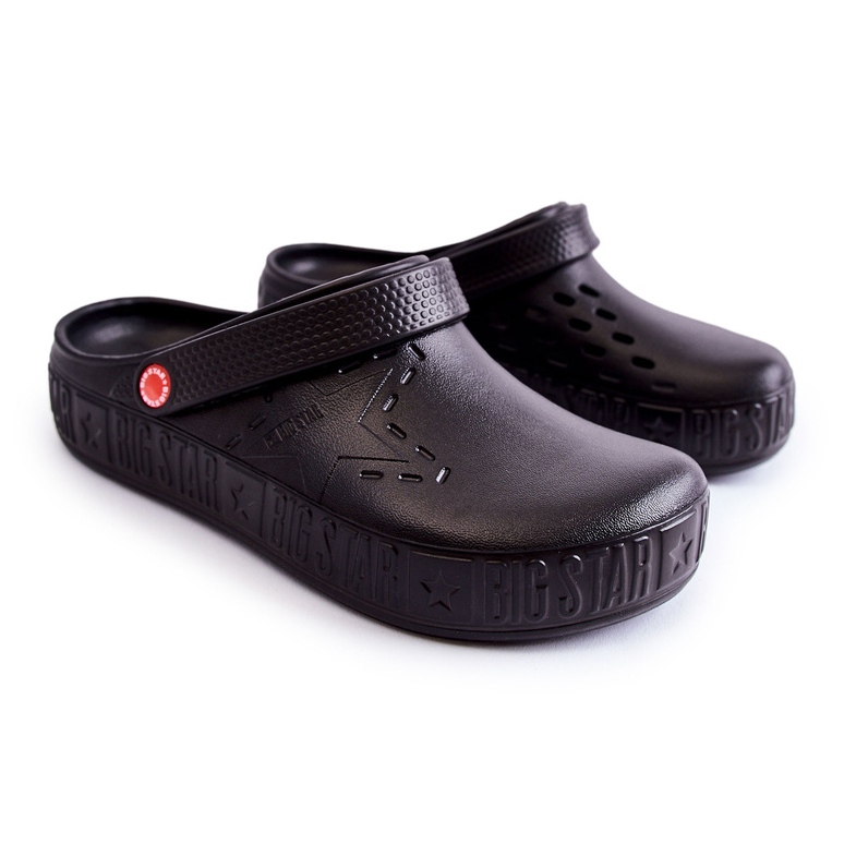 Ciabatte leggere da uomo Kroks Big Star II175001 nere nero 1