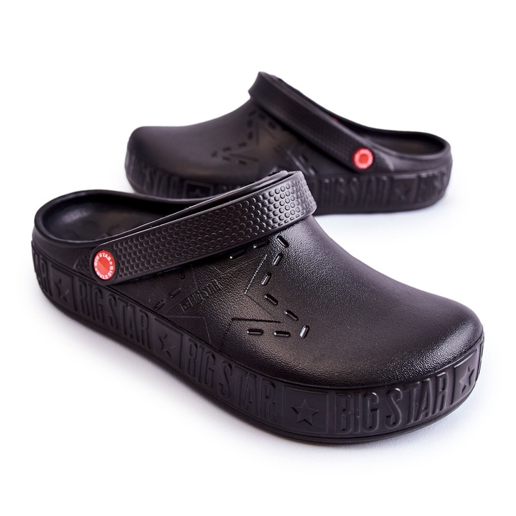 Ciabatte leggere da uomo Kroks Big Star II175001 nere nero 2