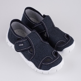 Ciabatte da ragazzo Viggami Adaś classic blu navy 1