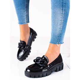 Scarpe Vinceza laccate nere nero 1