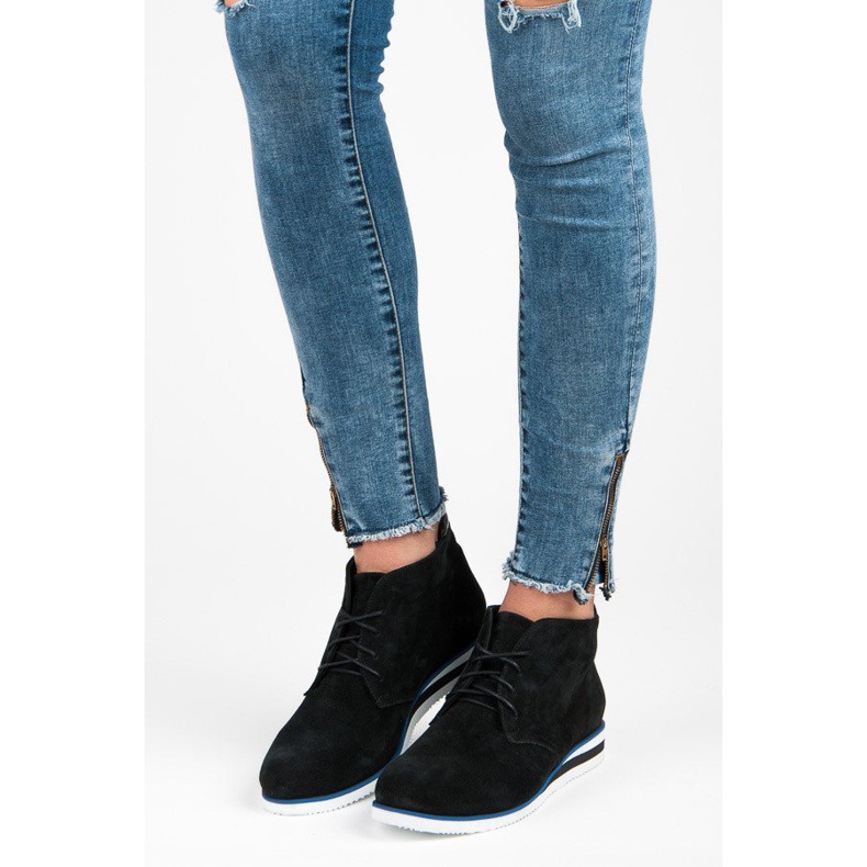 Vinceza Stivaletti in pelle nero 2