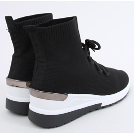 Scarpe da ginnastica nere con calzino Katrin nero 1
