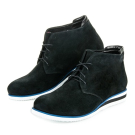 Vinceza Stivaletti in pelle nero 1