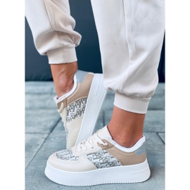 Scarpe sportive da donna Hiver Beige 1