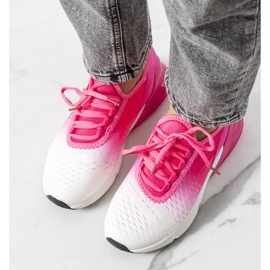 Sneakers sportive rosa Glaner bianco 1