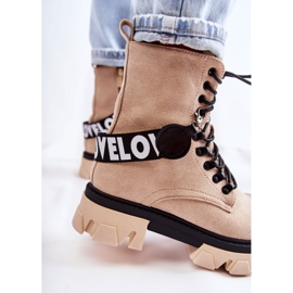 PS1 Stivali Alti In Pelle Scamosciata Con Riscaldamento Danity Beige marrone 1