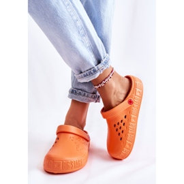 Pantofole leggere da donna Kroks Big Star II275005 Arancio arancia 1
