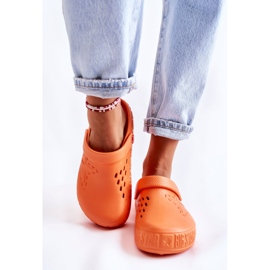 Pantofole leggere da donna Kroks Big Star II275005 Arancio arancia 2