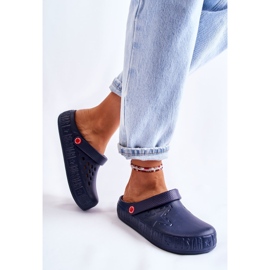 Pantofole leggere da donna Kroks Big Star II275002 Blu Navy 2