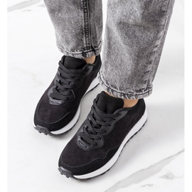 Sneakers nere da donna Buoro nero 2