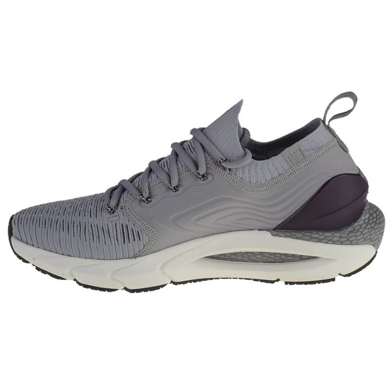 Under Armour Hovr Phantom 2 IntelliKnit M 3024154-100 scarpe da corsa grigio 1