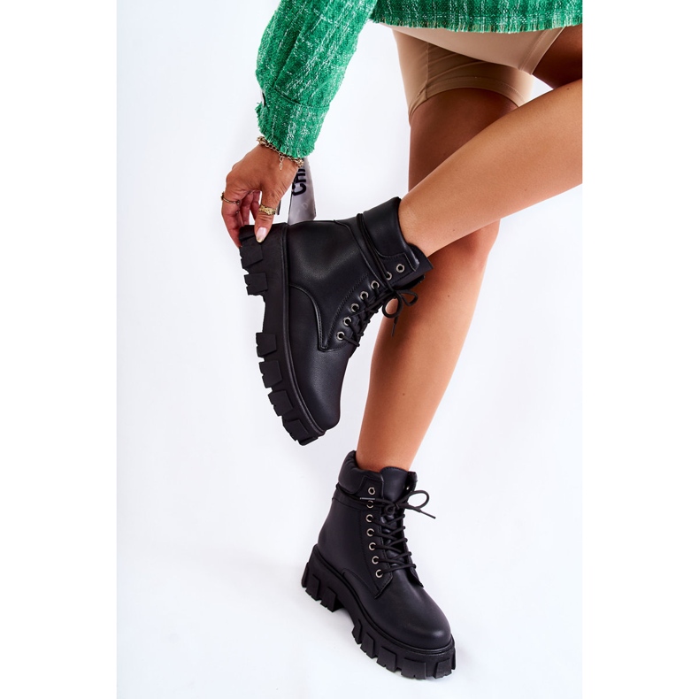 PA1 Stivali neri da donna Warm Flavin nero 2