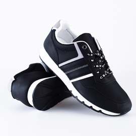 Comode scarpe sportive da uomo Shelovet nere nero 1